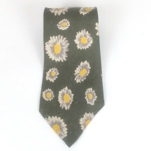 Edgemont 100% silk sunflower neck tie